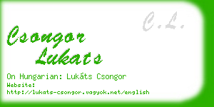 csongor lukats business card
